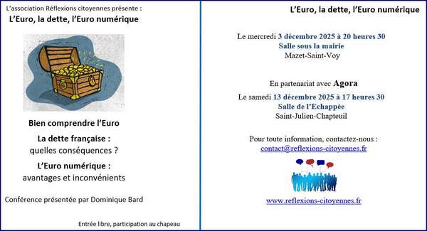  L'Euro, la dette, l'Euro numérique 